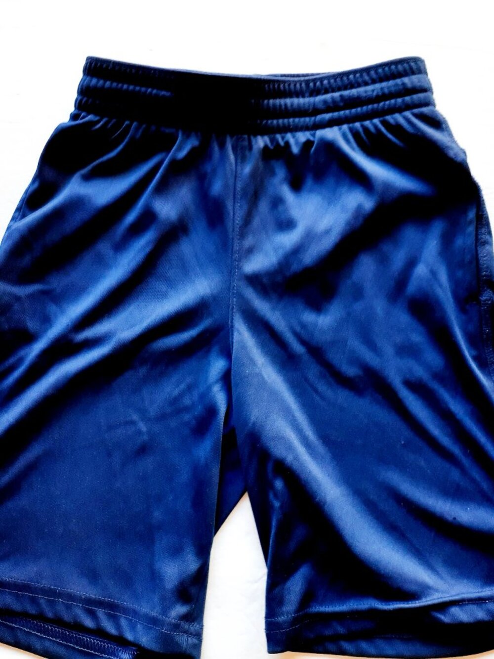 Cat & Jack Boys Shorts Gym Athletic Navy Pull On Elastic Waist Drawstring XS 4-5